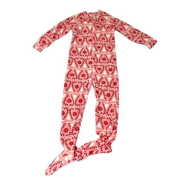 Hanna Andersson Footed Fleece PJs Size 8 - Picture 1 of 5